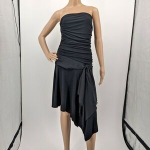 Vintage y2k Rue 21 Strapless Midi Dress Fairycore Trashy Siren Whimsygoth Size L